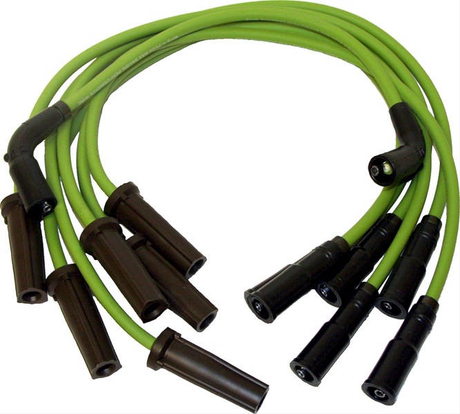 Granatelli Green MPG Spark Plug Wires 93-03 Mopar 5.2L, 5.9L